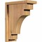 Ekena Millwork Mediterranean Smooth Corbel w/Backplate, Western Red Cedar, 5 1/2"W x 12"D x 16"H COR06X12X16MED01SWR - alternate 1